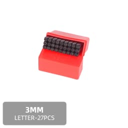 QJH Number Stamp (0-9) Letter Stamp Set (A-Z) Punch Perfect for Imprinting Metal Stamping Kit, Plastic, Wood, Leather 2-12.5MM