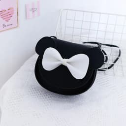 Stylish Mini Crossbody Shoulder Bag, Hard Shell Purse With Cute Mouse Ears And Bow, Suitable For Little Girls, Lovely Princess K