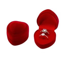 Earring Packaging Box Plush Jewelry Display Case Velvet Jewelry Box Luxurious Valentine'S Day Gift Box For Wedding Anniversary