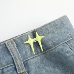 1 Pair Adjustable Trousers Waist Buckles for Jeans Pants Skirts Waist Tightener Snap Button Adjuster Pants Pin Retractable Clips