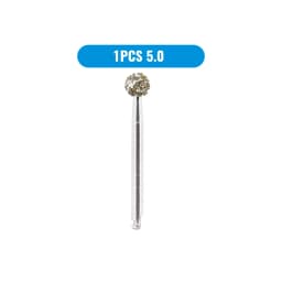Dental Degranulation Burs Kit for Osseous Debridement & Soft Tissue Removal From Socket Diamond Ball Burs Φ2.3 Φ3.3 Φ4.0 Φ5.0