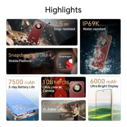 Honor Magic 8 Lite 5g Smartphone Snapdragon 6 Gen4 108Mp Ois Ai Camera 6.79'' 1.5K Amoled 7500Mah 3-Day Battery Life 2.5m Drop-Resistant Sgs Ip69K