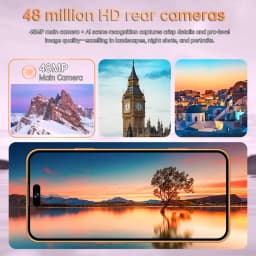 K-Touch Mobile Phones M18 Pro Max Smartphone 5G Dual Card Dual Standby 7.3 Inch Android 15 Cell Phone 22G+2TB 16+48MP Camera 7800mAh Wifi GPS Global Version Cellphones