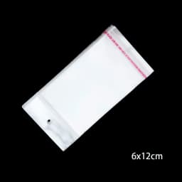 100pcs mix size Opp Self-Stick Hanging Transparent Packaging Bracelets Earrings Necklaces Gift Bags for Jewelry Box Package