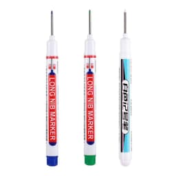 1/4Pcs White Permanent Paint Pen Set for Wood Rock Plastic Leather Glass Stone Metal Canvas Ceramic Deep Hole Marker 0.7mm