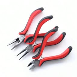 4pcs/3pcs/1pcs Iron Jewelry Pliers Tool Kit Includes Needle Round Wire Cutter And Curved Nose Pliers For Jewelry Beading Repair