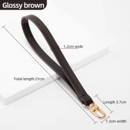 CRAZYSMITH Wrist Strap Wallet For LV POCHETTE TO-GO Handbag Handle 21cm Long Clutch Bag Straps Purse Handle Belt Bag Accessories