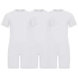 Children 3Pcs Anti-strip Adaptive Bodysuit Special Needs Clothing Short Sleeve Back Zipper Jumpsuit for Autism Sensory kids
