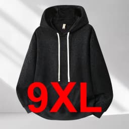 10XL 11XL Plus Size Hoodie Men Spring Autumn Solid Color Hoodies Male Spring Autumn Hooded Pullover Big Size 10XL
