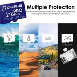 OnePlus 2TB High-Speed V30 A2 4K SD Card 512GB 256GB Memory Card 1TB Micro TF SD Adapter for Smartphone/Tablet/PC Cross-Use