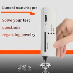 Portable Diamond Tester Tool - Quick Jewelry Gem Identification Pen for Diamond/Jade/Emerald/Crystal Testing