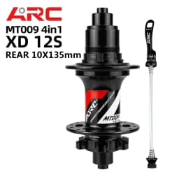 New ARC MT009 4 IN 1 MTB Hub 6 Pawl NBK Bearing Hub 28 32 36 Holes Mountain Bike Hub Disc brake Aluminum alloy 8 9 10 11 12Speed