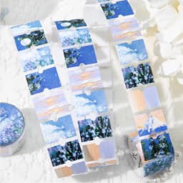 Journal GO 3x200cm Travel Notes Tape Stickers for Collage Junk Journal Scrapbooking Traveling Decor Masking Tape Decals