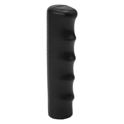 2Pcs Wheelbarrow Rubber Handles Round Tubes Black Replacement Universal Trucks Bicycle Turn Handles 125x20/21/22/24/25mm