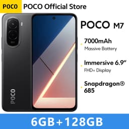 【World Premiere】POCO M7 Global Version Smartphone Snapdragon 685 7000mAh 50MP Camera Immersive 6.9" FHD+ Display 33W Charging