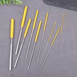 Ultra-fine Diamond Cylindrical File 1.0/1.2/1.5/2.2/3.8/4.8/5.8mm Diameter Reaming File Grinding Tool Jade Alloy Assorted File
