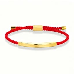 Custom Engraved Logo Name SOS Number Bracelet Gold Color Stainless Steel Bracelet for Men Women Adjustable Braided Rope Jewelry