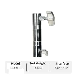 Meking Light Stand Adapter C Stand Camera Mount Light Stand Tripod Screw 1/4 "3/8" and 5/8" Fixing Nut Photo Studio Accessories