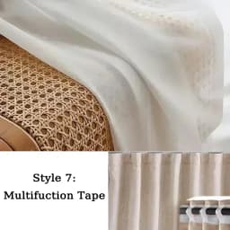 S Fold Wave White Tulle Customized Quality Window Sheer Curtains for Living Room Bedroom Decor Voile Yarn Luxury Chiffon창문커텐