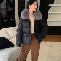 Simple Faux Fur Collar Padded Parka Women Thick Warm Winter Puffer Jacket 2026 Ladies Office Wear Casual Solid Zipper Outerwear
