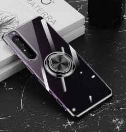 Luxury Plating Case For Sony Xperia 1 IV 1 5 10 ACE III ACE II Case Soft Silicone Cover For Sony Xperia 10 IV Case With Ring