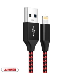 LAIHONEN USB Cable For iPhone 5 6 7 8 Plus X XS XR 11 12 13 14 Pro Max SE 1m 2m 3m Long Short iOS Data Charger Cord Fast Charge