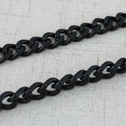 1-5pcs 8.5mm Wide Dark Black Metal Chain for Bags Purse Buckles for Handbags Wallet Shoulder Strap Adjusted Webbing  Accessories