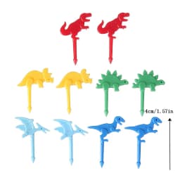 4/6/8/10PCS Unicorn Mini Food Fruit Fork Set Kid Cute Bento Box Decor Dessert Forks Cartoon Toothpick Cake Dessert Party Supply
