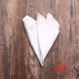 Soft Fabric Pocket Square for Men Women Suits Kerchief Men's Handkerchiefs White Square Handkerchief Towels Wedding Scarves