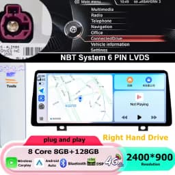 Android 16 RHD For BMW 3/4 series F30 F31 F32 F33 F34 F36 2013-2019 Android Auto Carplay Car Multimedia Car Radio WIFI DSP GPS