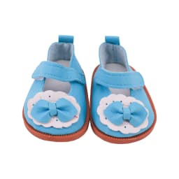 Suitable For 18 Inch Dolls, 43cm Doll Shoes, Sweet And Fashionable Lace Leather Shoes, Bow Leather Shoes, Children's Gifts