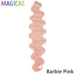 Magicae 30Inch 200g/Pc Chocolate Ombre Brown Orange Blond P27/613 Bio Body Wave Grey High Temperature Synthetic Hair Extension