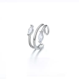 Popular Style Ear Cuff Earring For Women 1 pc Charming Shiny Crystal Without Piercing Ear Clip Earrings Jewelry Gift