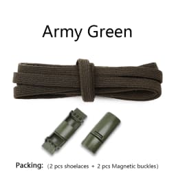 Magnetic Lock Shoelaces Elastic No Tie Shoe Laces Sneakers Shoelace For Kids and Adult One Size Fits All Shoes Shoestrings 1Pair