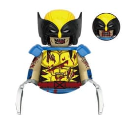 Blind Box Mini Building Blocks G0172 Figures Big Goblin Spiderman Iron Man Venom Captain Hawk Deadpool Armor Christmas Gifts Toy