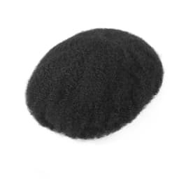 Afro Toupee for Men Thin Skin Human Hair Replacement System Mens Hair Prosthesis African American Full PU Man Hairpiece #1