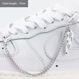1PC Heart Star Pearl Shoe Laces Chain Punk Luxurious Diamond DIY Detachable Studded Pentagram Shoelace Accessories Jewelry Penda