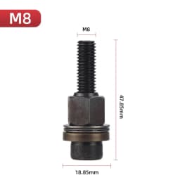 1pcs Hand Rivet Nut Manual Riveter Tools Mandrel Heads For Nuts M3-M10 Installation For Furniture Assembly