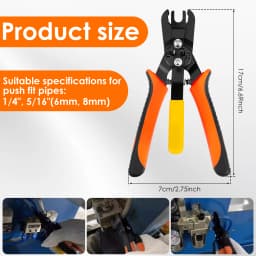 Pneumatic Disconnect Tool Disconnect Pliers Set Push-to-connect Pneumatic Fittings Removal Tool Quick Disconnect Pliers Air Hose