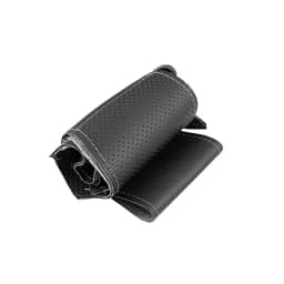 Braids on Car Steering Wheel For Kia Rio 2017 2018 2019 Rio5 2019 K2 2016 Picanto Morning 2017 Perforated Leather Cover Trim