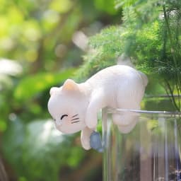 4pcs Climbing Kitten Figurines Cute Hanging Cat Decoration Ornaments for Flower pots, Fish Tank, Micro-landscape Tabletop Decor
