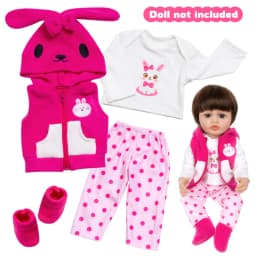 2025 New Lovely Jumpsuits For 20-22 Inch Baby Reborn Doll 50-55cm Doll Clothes And Accessories