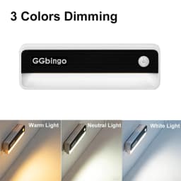 GGbingo Human Sensor Night Light Multi-light Type-C Charging LED Wall Light Cabinet Night Stairs Light