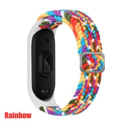 Braided Straps for Mi Band 11/10/9 Bracelet Elastic Adjustable Nylon Miband 4 5 Correas Wristband for Xiaomi Mi Band 4 3 5 6 7 8
