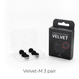 ELOIT/DIVINUS Velvet Silicone Earphones Ear Tips for Nozzle Size 3-5mm, Soft Deeply Eartips For IEMs Earbuds AFUL Performer 5/8