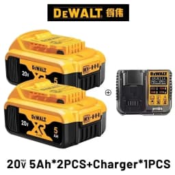 100% Original DeWALT 20V 6000mAh Power Tool Battery DCB206 DCB205 DCB200 DCF887 DCG405 DCD791 DCF922 DCF850 DCD805 Tool Battery