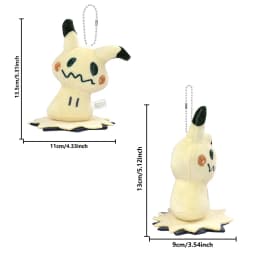 Mimikyu Eevee Plush Keychain Pocket Monster Cos Eeveelution Snorlax Doll Anime Pendant For Fan Collectible Sylveon Present Decor