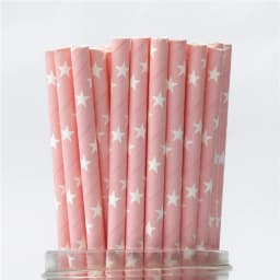 Gold Rose Gold Paper Straws Strip Dot Drinking Straw Disposable Tableware Party Supplies Wedding Birthday Party Decoration Kids