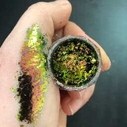 12 Colors Chameleon Glitter Flakes Irregular Untra-Thin Chameleon Yuki Glitter Sequins Mirror Effect Manicure Chameleon Sequins