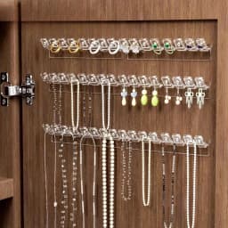 3/6/8/12pcs Transparent Hook Wall-Mounted Jewelry Rack Comes with Round Hole Ear Pendants Earrings and Necklace Storage Hooks